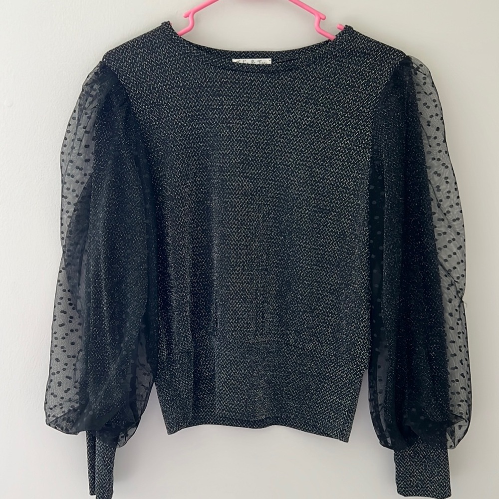 Detailed Black Blouse